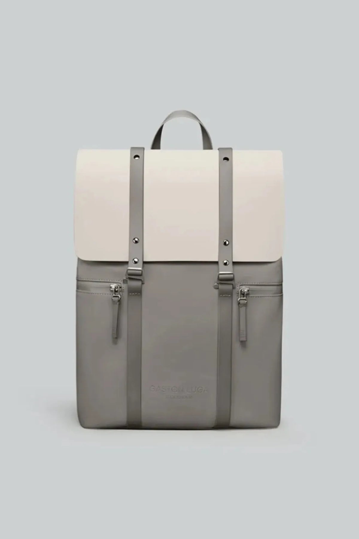 Gaston Luga Mochila Splash 2.0 14" Beige / Gris Who killed Bambi?