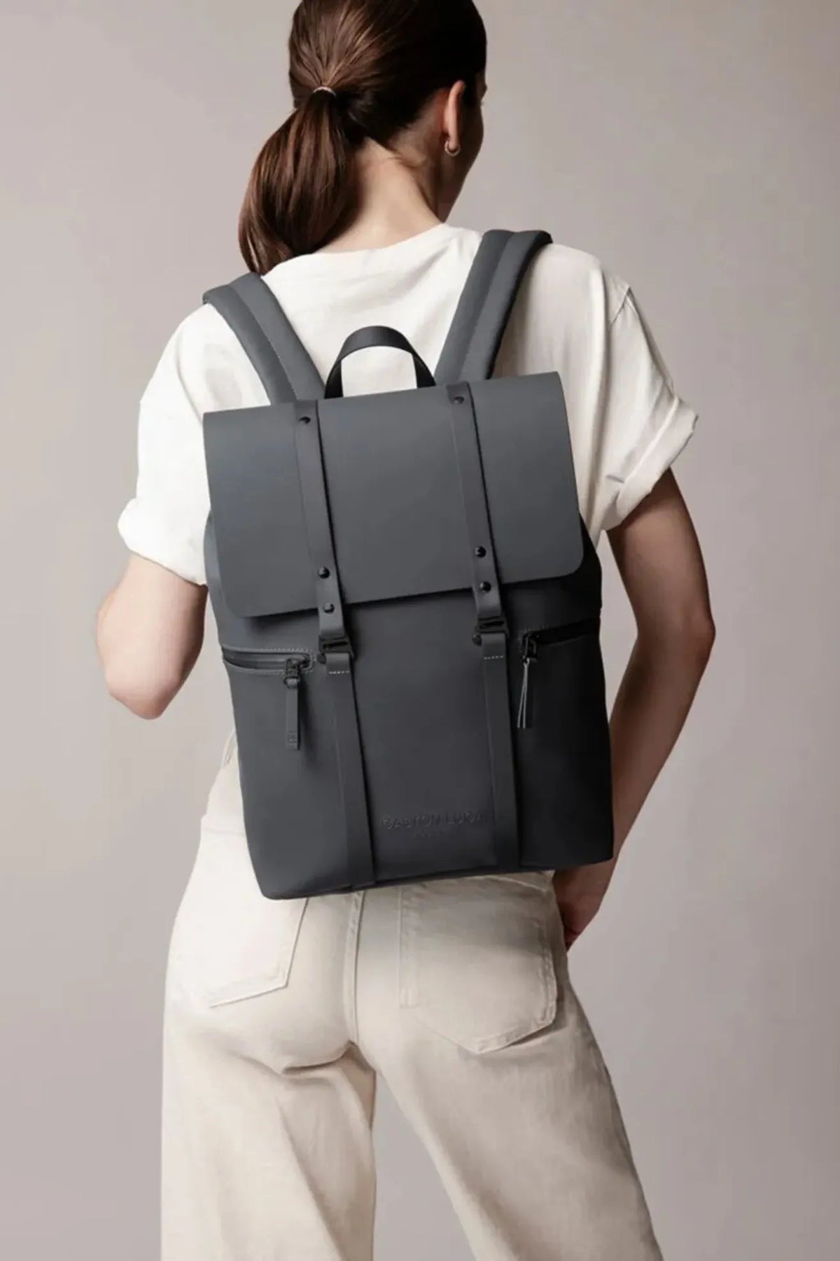 Gaston Luga Mochila Splash 2.0 14" Charcoal Who killed Bambi?