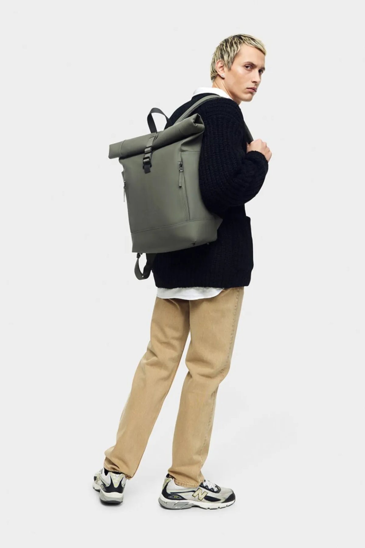 Gaston Luga Mochila Splash Rolltop 14" Verde Who killed Bambi?