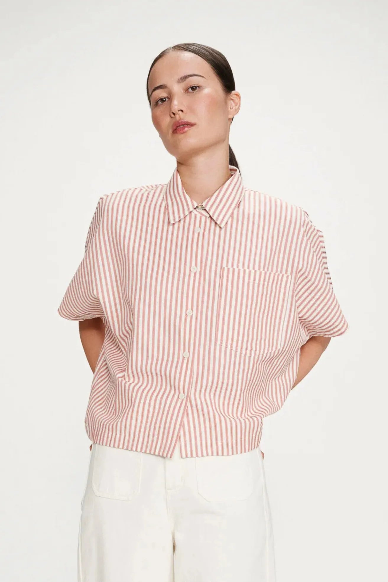 Grace And Mila Camisa Mujer Rayas Vercia Coral Who killed Bambi?