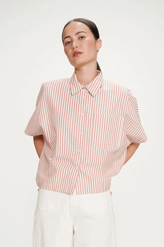 Grace And Mila Camisa Mujer Rayas Vercia Coral Who killed Bambi?