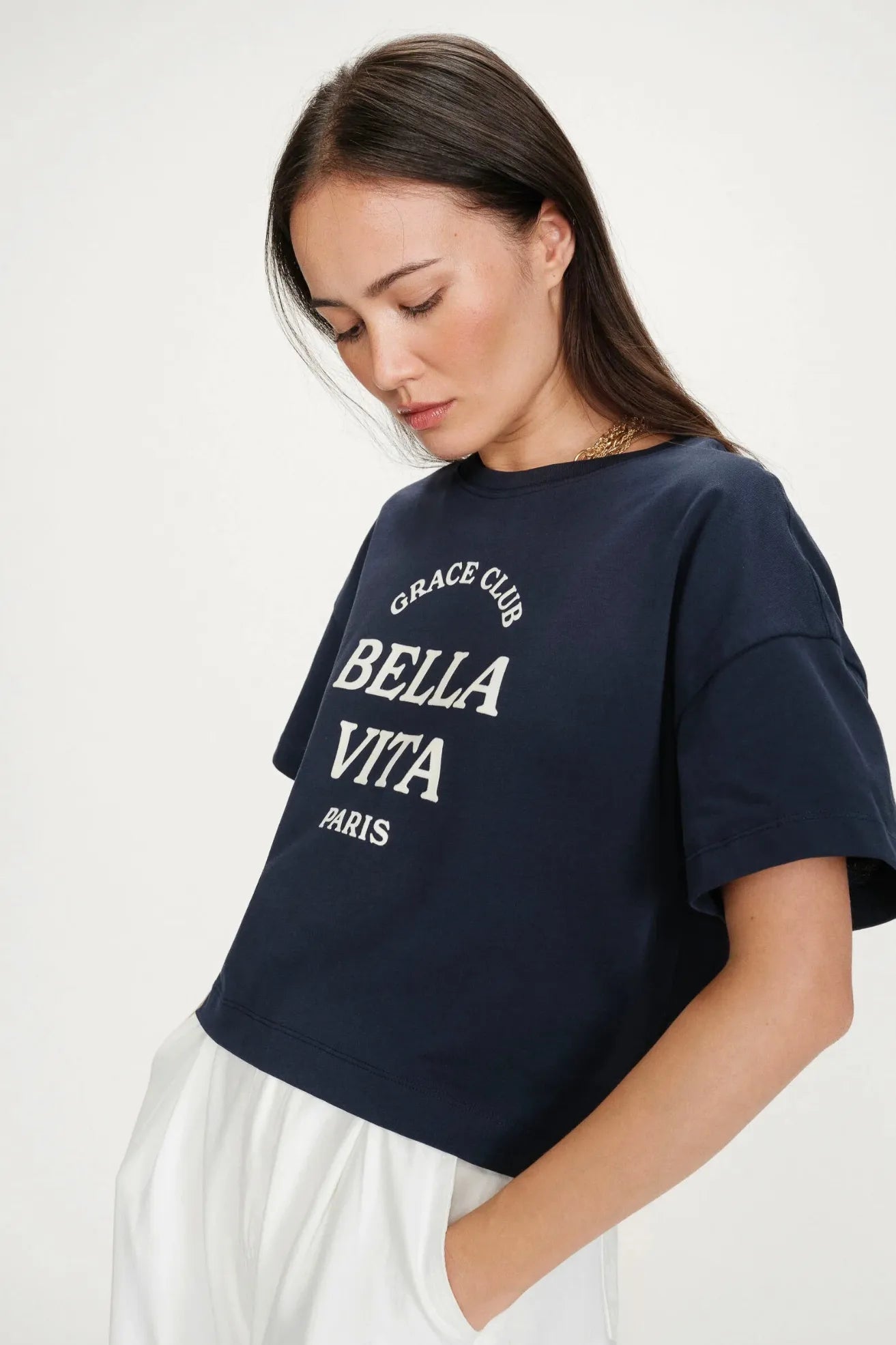 Grace And Mila Camiseta Mujer Bella Vita Azul Who killed Bambi?