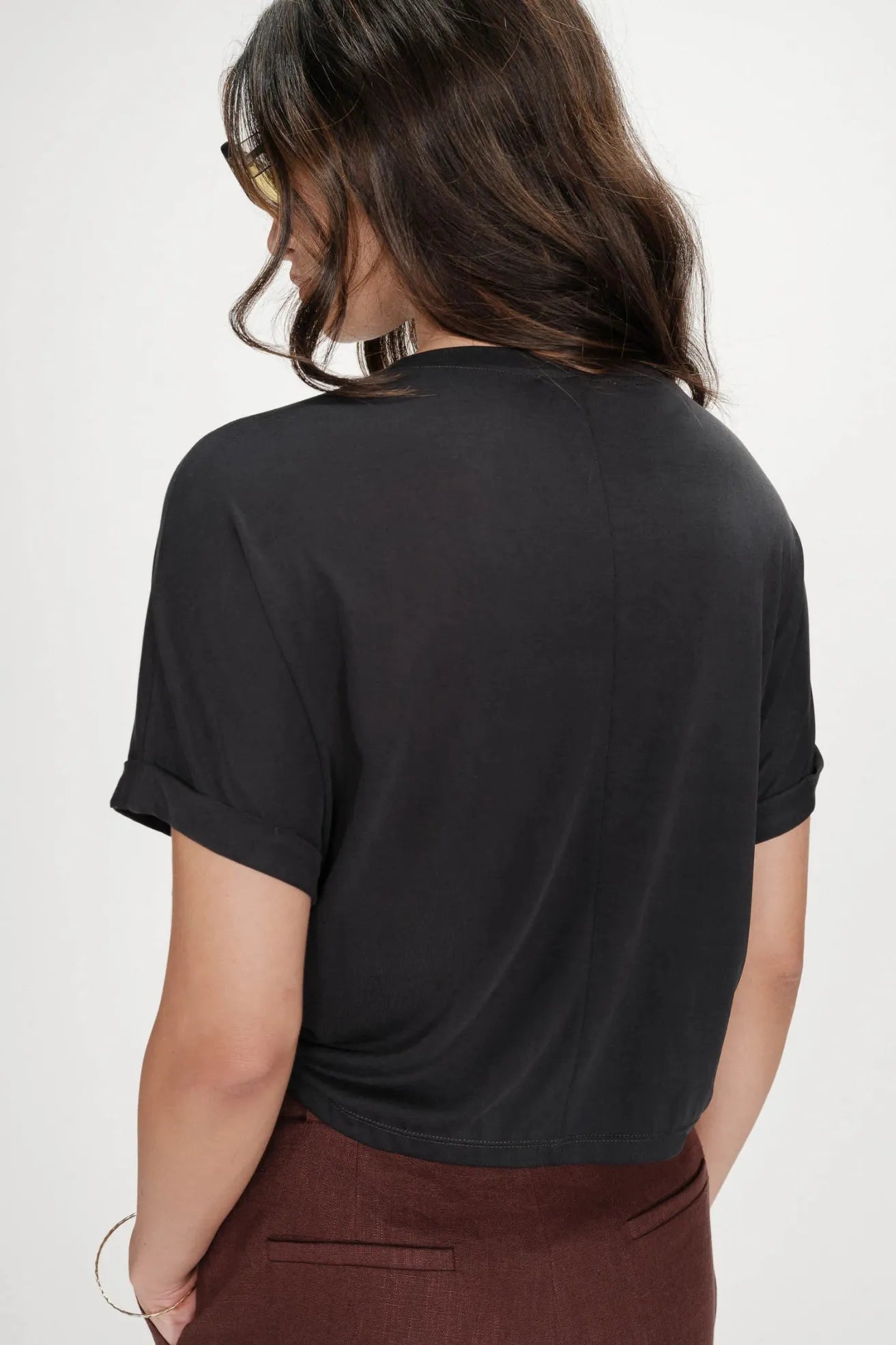 Grace And Mila Camiseta Mujer Oversize Parma Gris Oscuro Who killed Bambi?