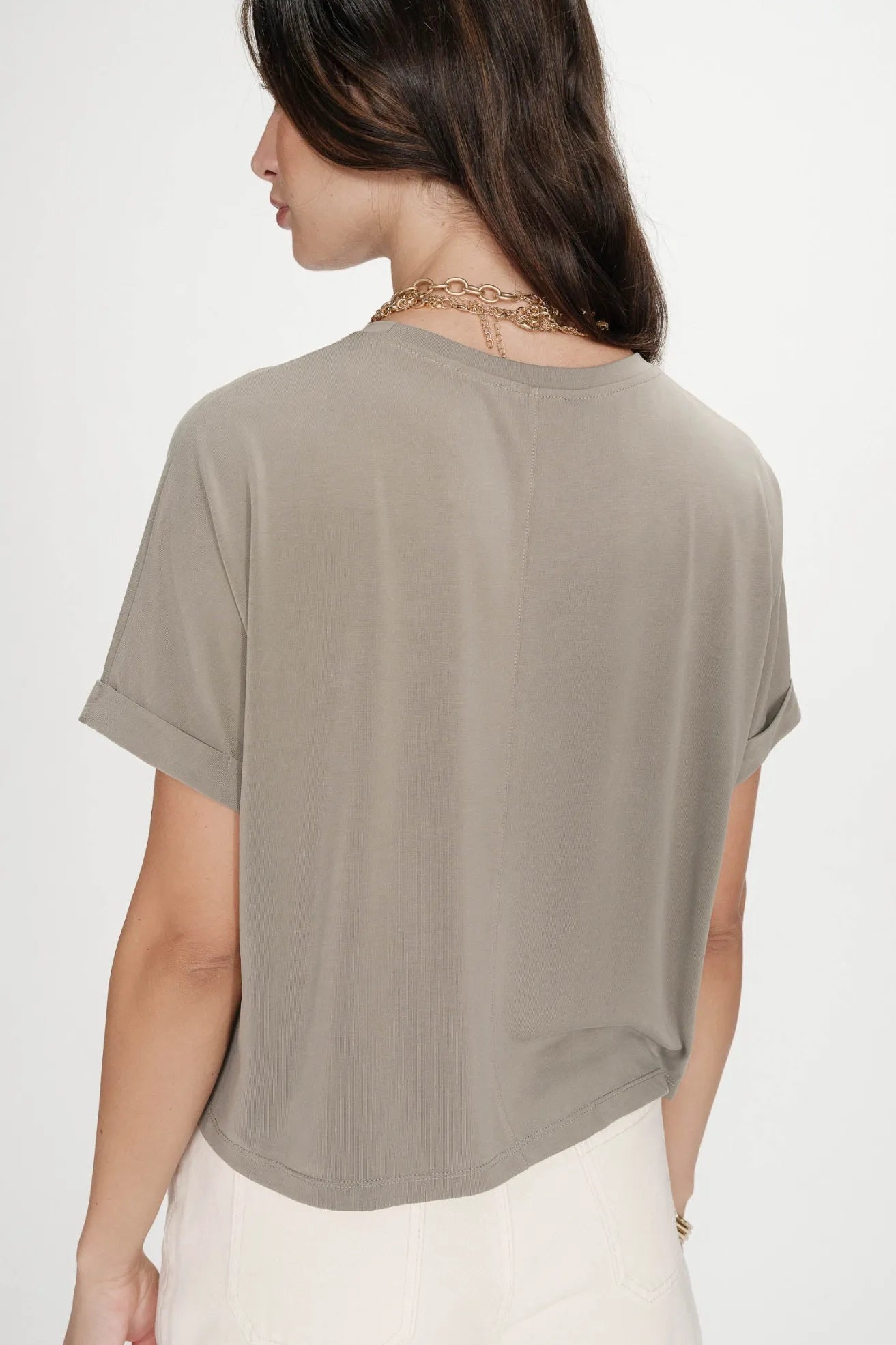 Grace And Mila Camiseta Mujer Oversize Parma Kaki Who killed Bambi?