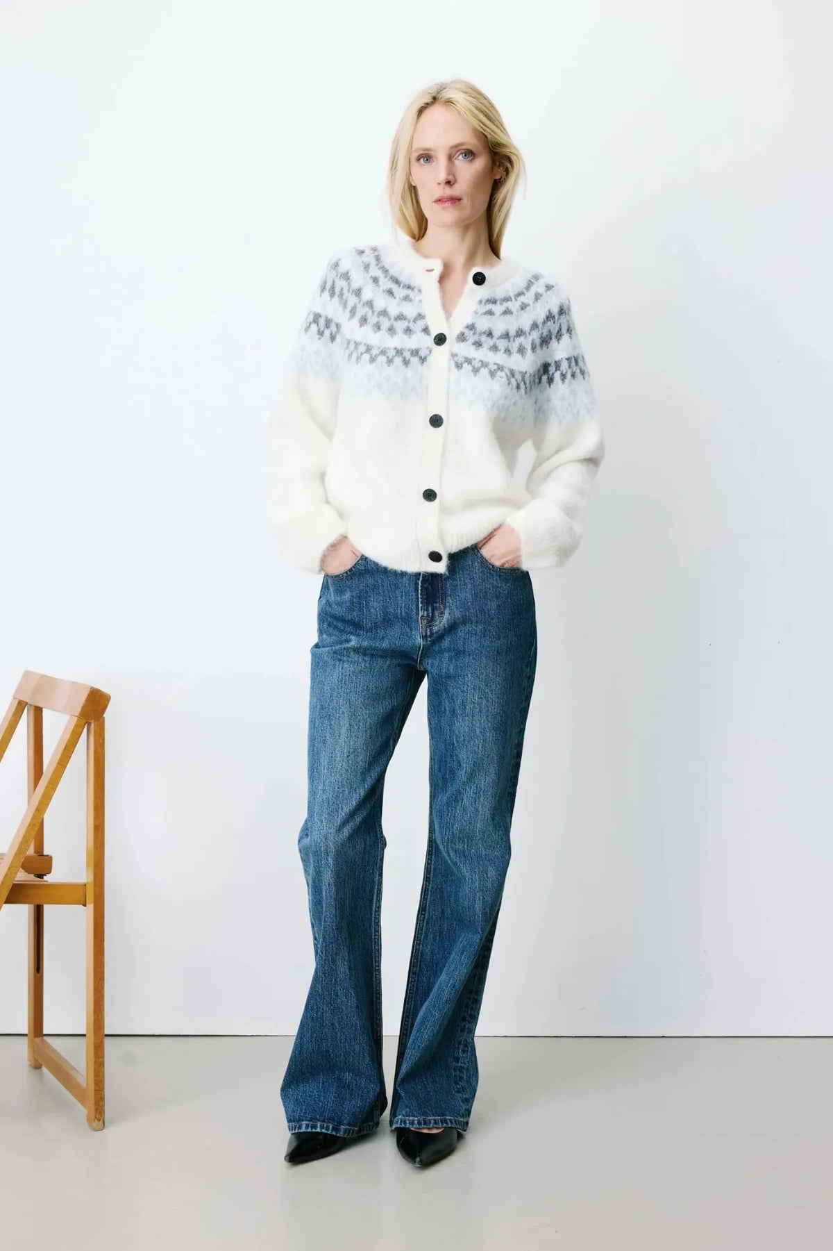 Grace And Mila Cardigan Mujer Alekio Blanco Who killed Bambi?