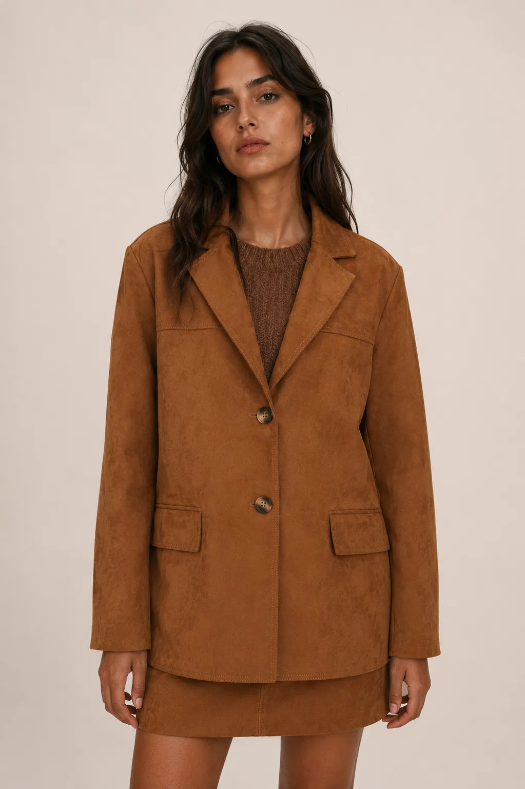 Grace And Mila Chaqueta Mujer Shannon Camel Who killed Bambi?