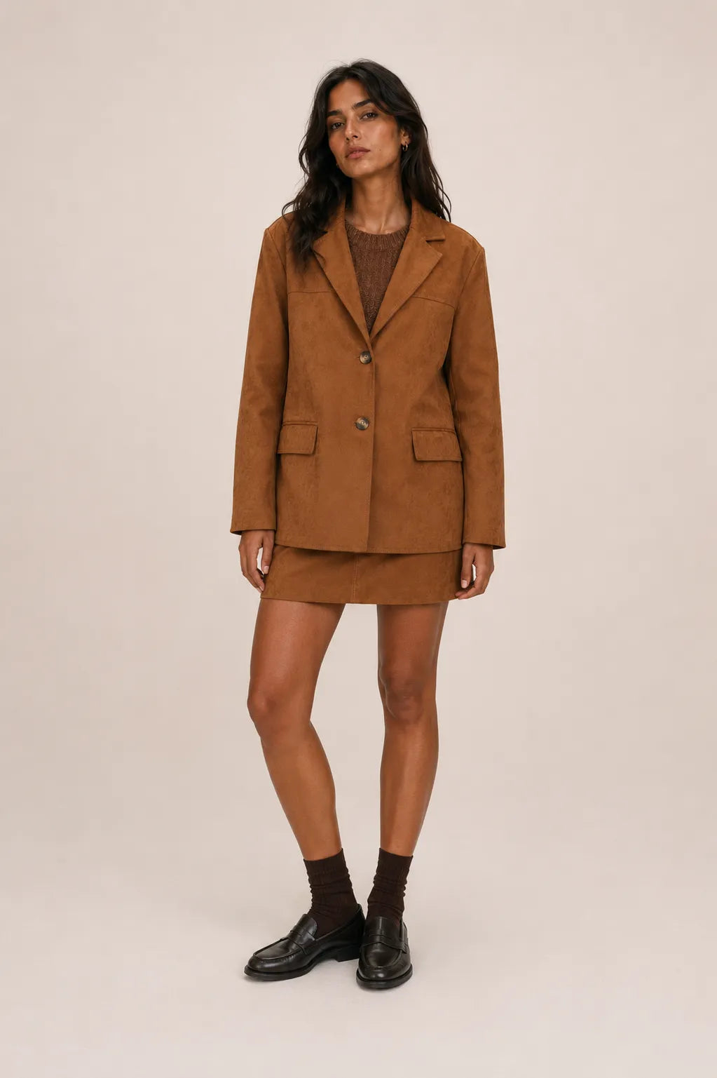 Grace And Mila Chaqueta Mujer Shannon Camel Who killed Bambi?