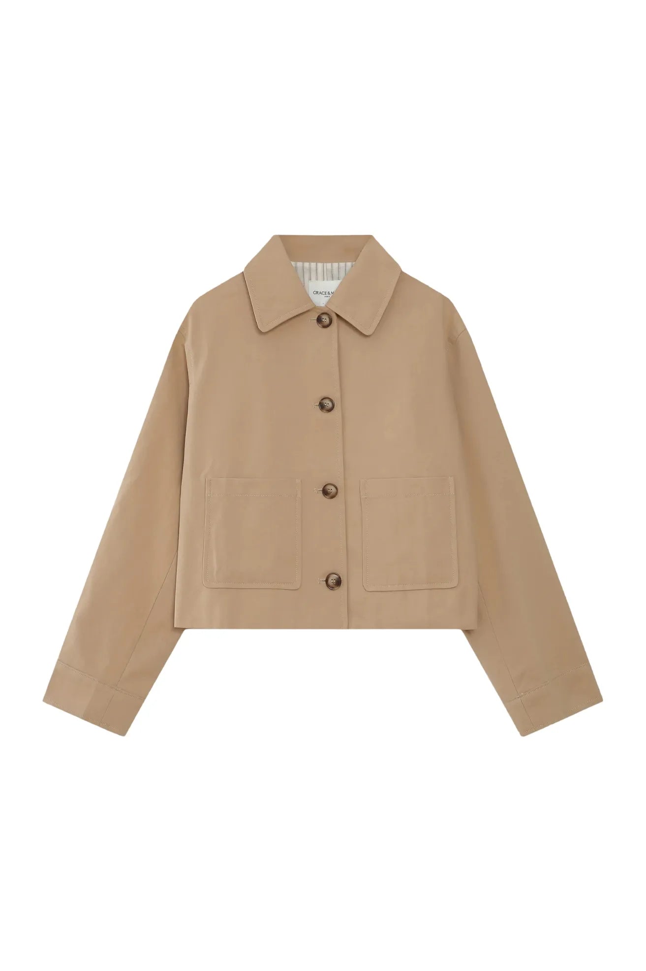 Grace And Mila Chaqueta Mujer Veronica Beige Who killed Bambi?