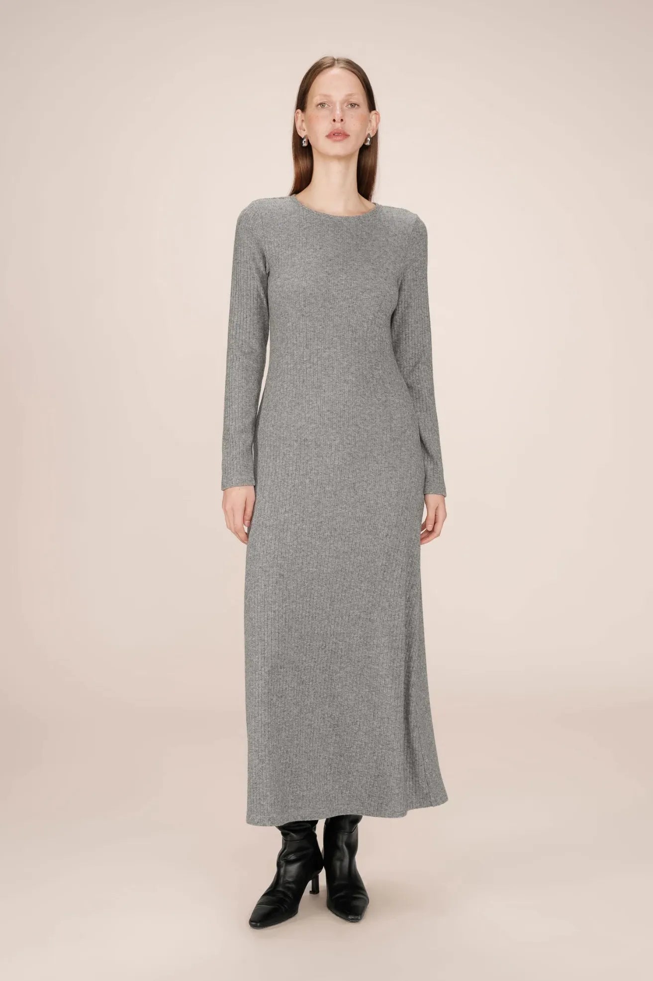 Grace And Mila Vestido Largo Sorina Gris Who killed Bambi?