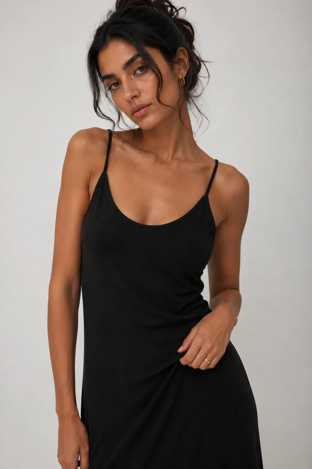 Grace and Mila Vestido Mujer Tirantes Negro Who killed Bambi?