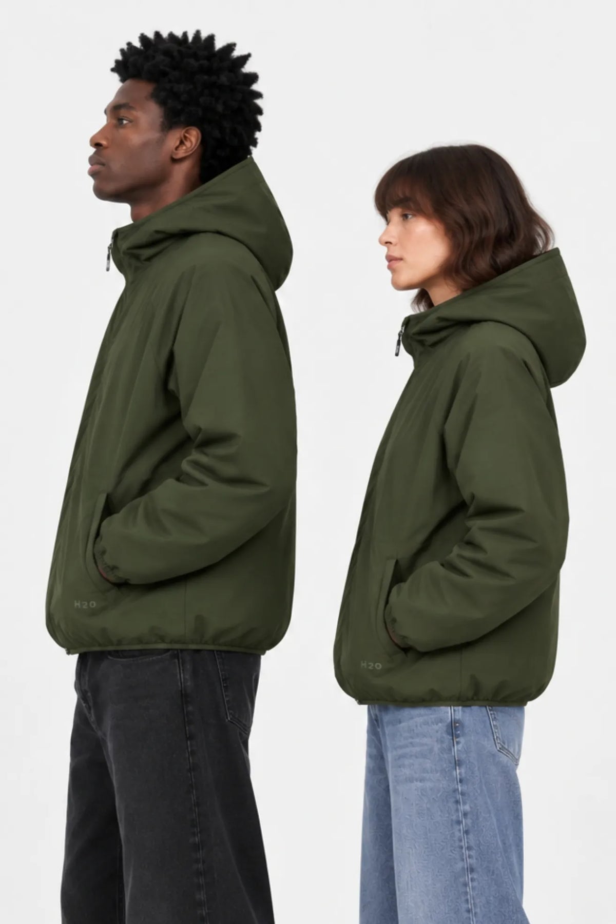 H2O Sportswear Chaqueta Læsø Padded Jacket Verde Who killed Bambi?