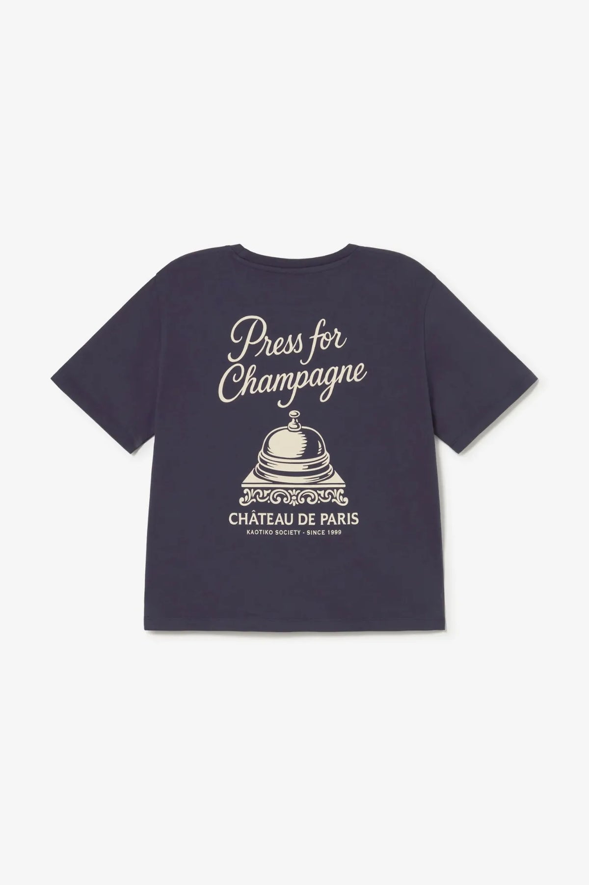 Kaotiko Camiseta Mujer Champagne Azul Who killed Bambi?