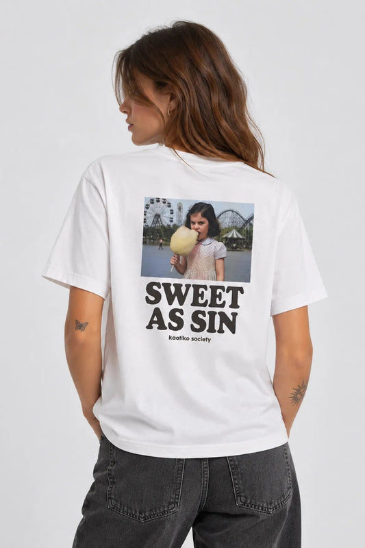 Kaotiko Camiseta Mujer Sweet Blanca Who killed Bambi?