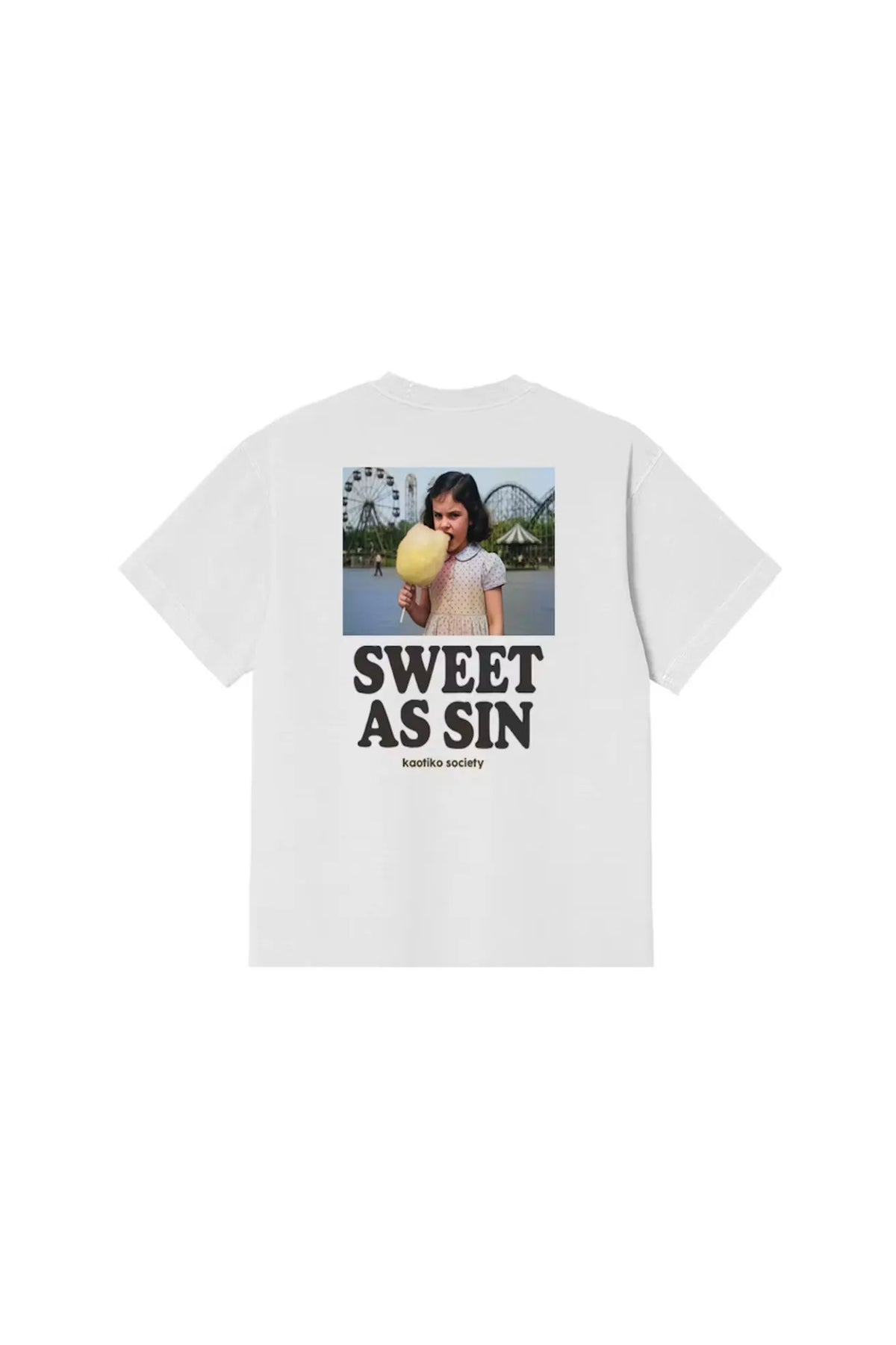 Kaotiko Camiseta Mujer Sweet Blanca