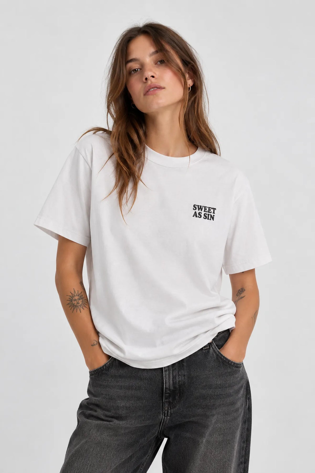 Kaotiko Camiseta Mujer Sweet Blanca