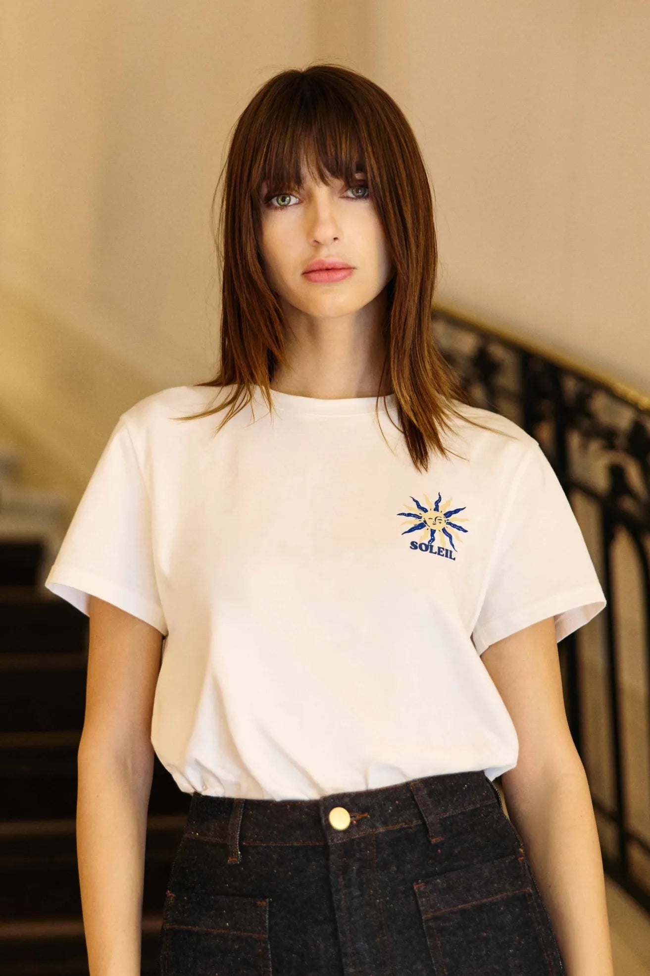 La Petite Étoile Camiseta Mujer Solei Ecru Who killed Bambi?