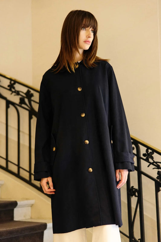 La Petite Étoile Trench Mujer Nevin Azul Who killed Bambi?