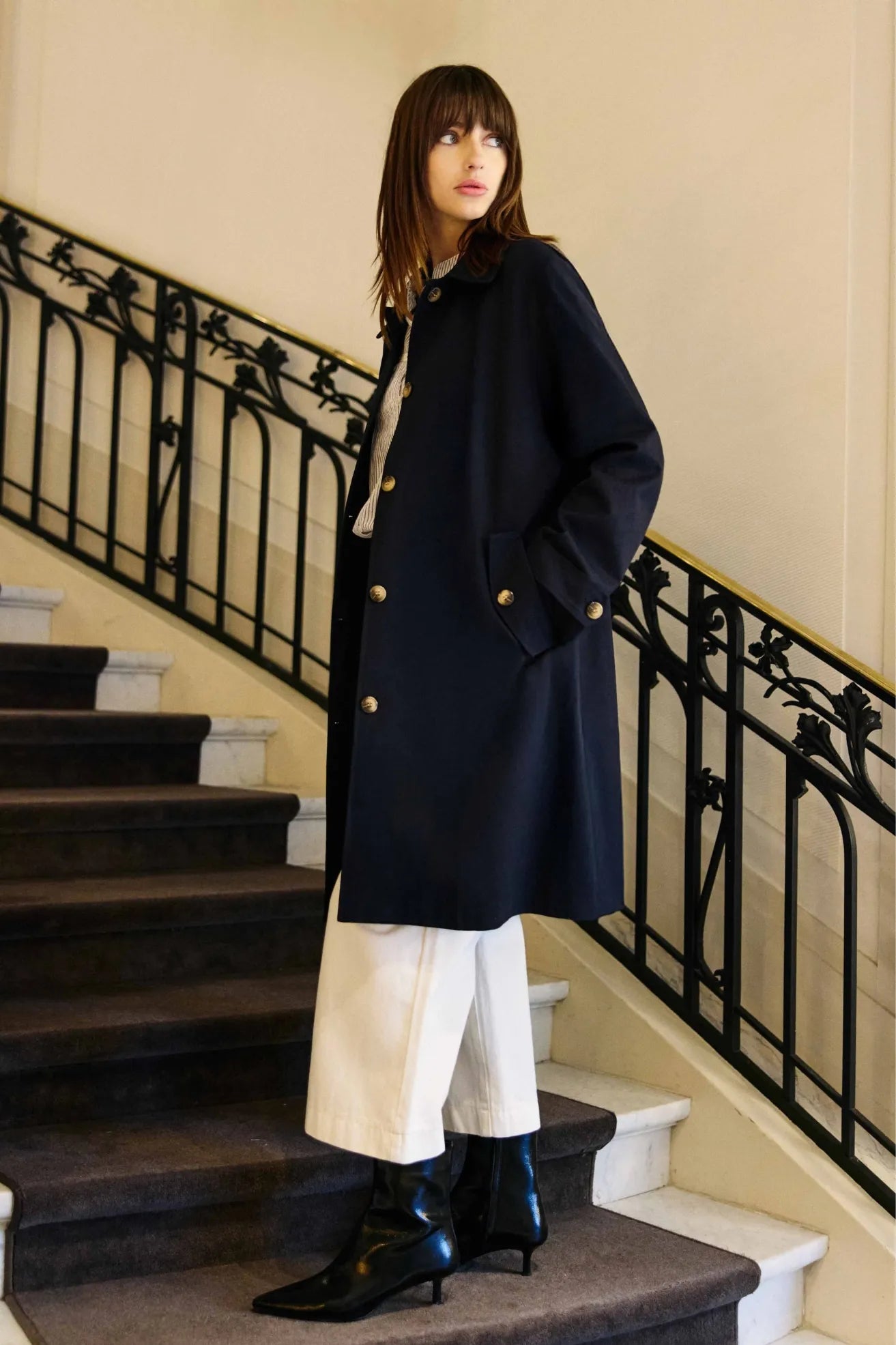 La Petite Étoile Trench Mujer Nevin Azul Who killed Bambi?