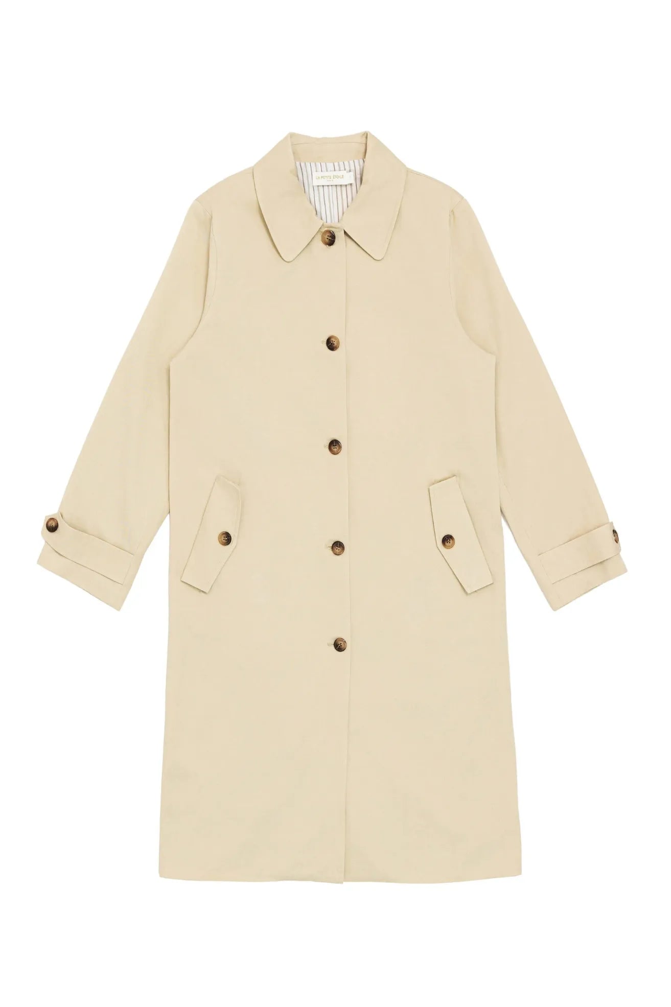 La Petite Étoile Trench Mujer Nevina Beige Who killed Bambi?