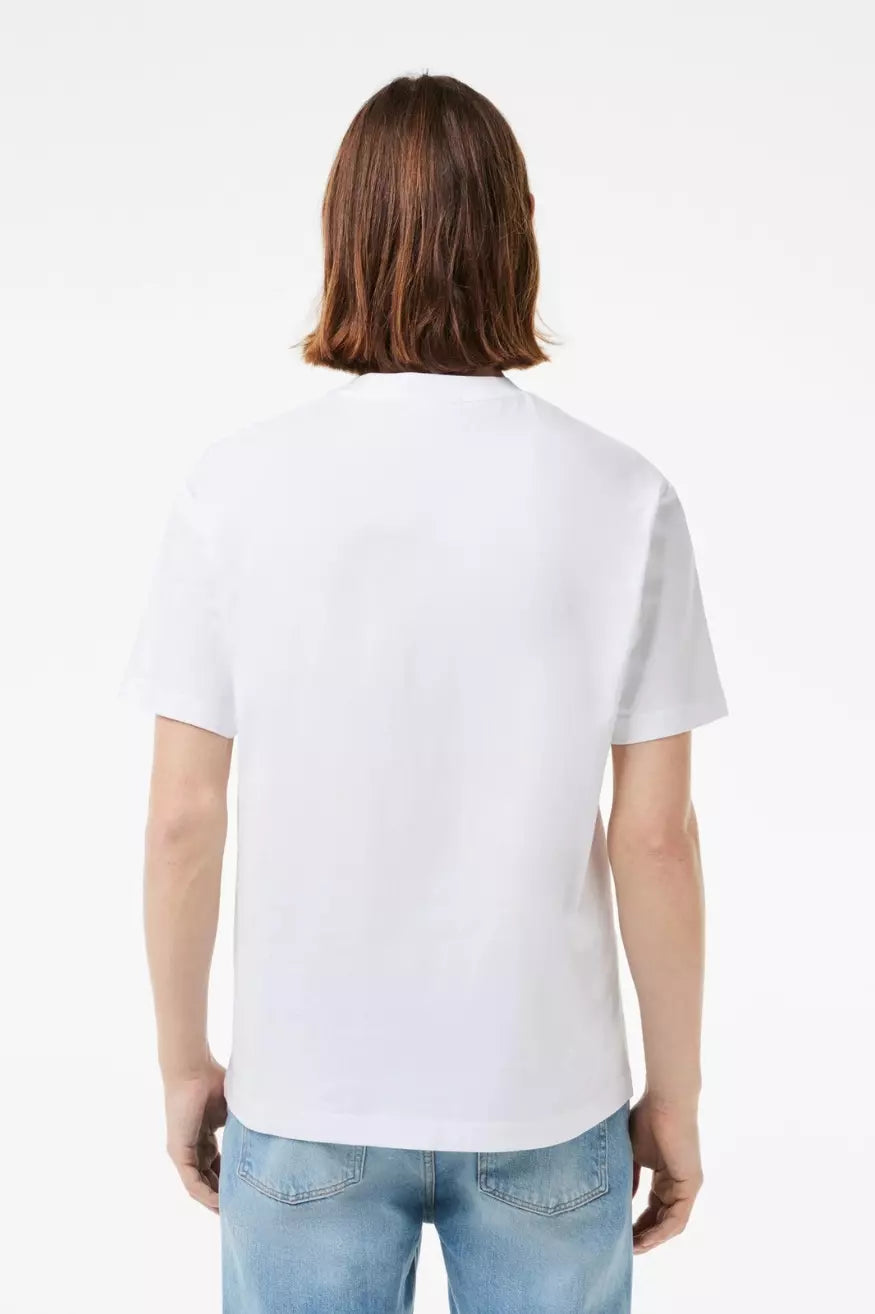 Lacoste Camiseta Hombre TH7318 Blanca Who Killed Bambi?