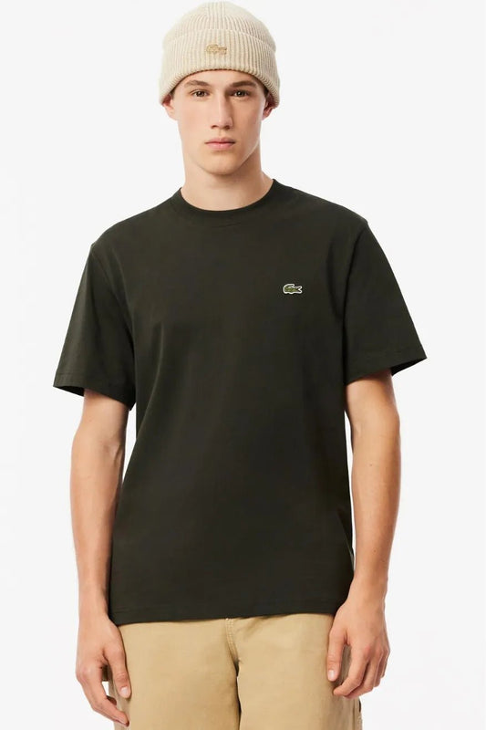 Lacoste Camiseta Hombre TH7318 Verde Kaki Who killed Bambi?