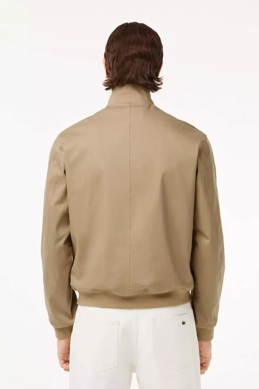 Lacoste Chaqueta Harrington Impermeable Hombre Beige Who Killed Bambi?