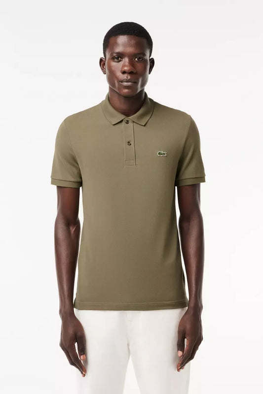 Lacoste Polo Hombre Original L.12.12 Slim Fit Verde Kaki Who Killed Bambi?