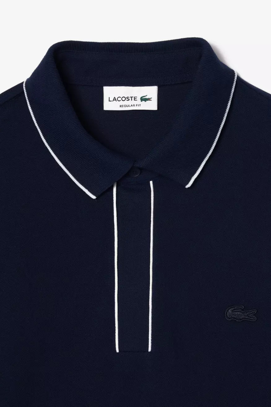 Lacoste Polo Hombre Smart Paris PH8184 Ribetes Azul Who Killed Bambi?