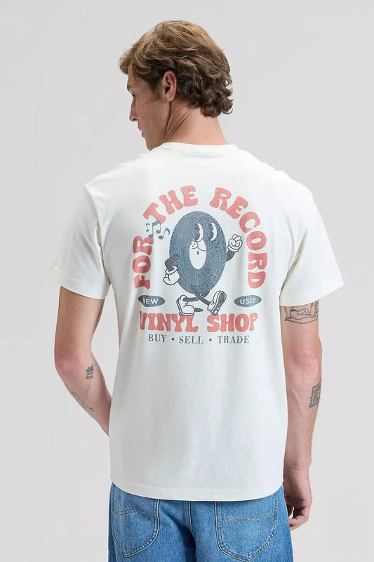 Lee Workwear Camiseta Hombre Vinyl Beige Who killed Bambi?