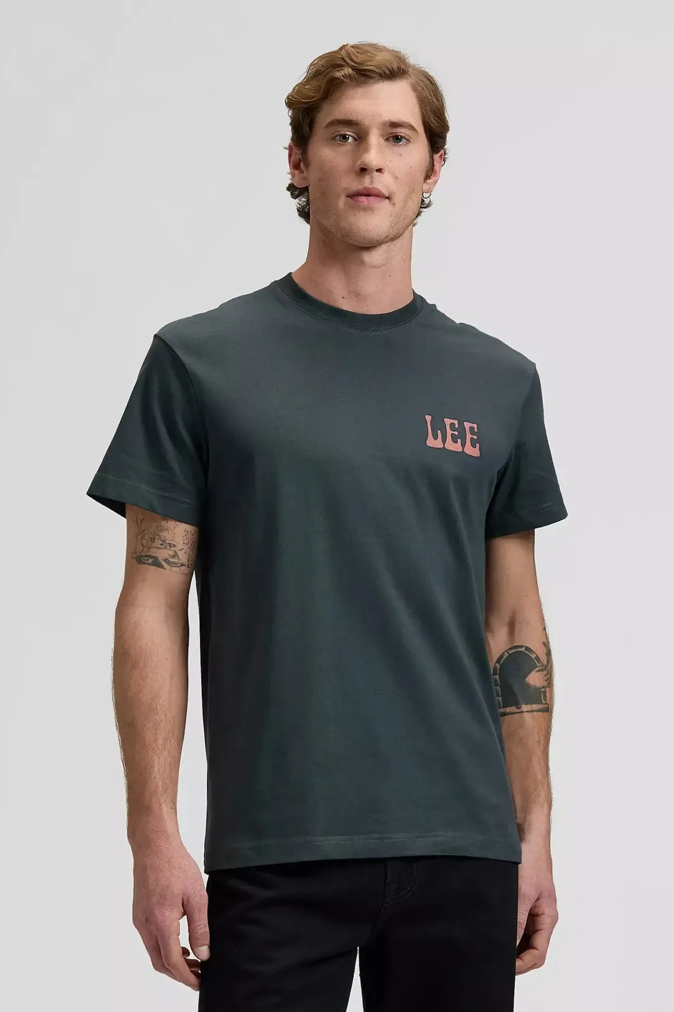 Lee Workwear Camiseta Hombre Vinyl Negra Who killed Bambi?