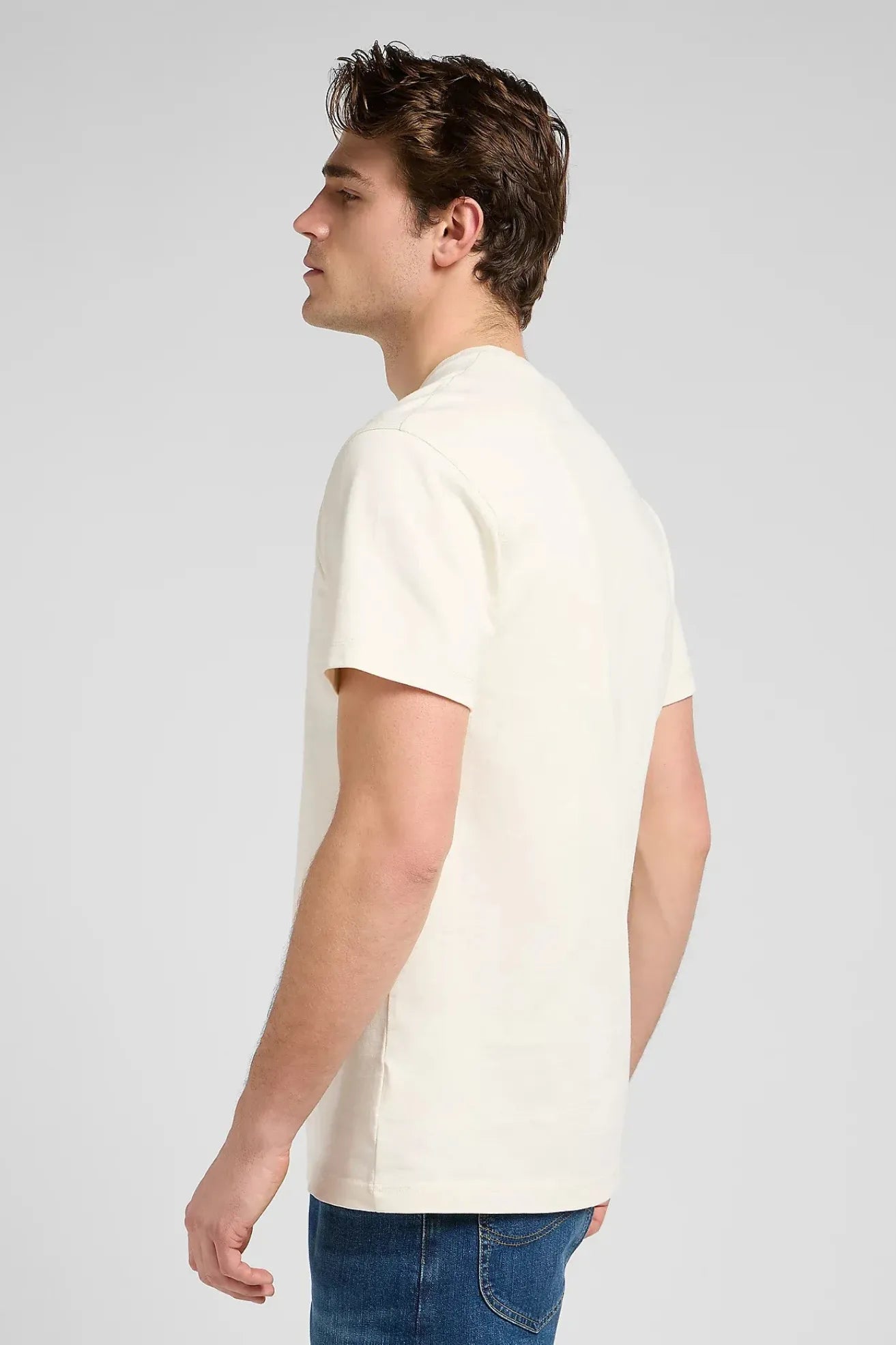 Lee Workwear Camiseta Hombre WW Beige Who killed Bambi?