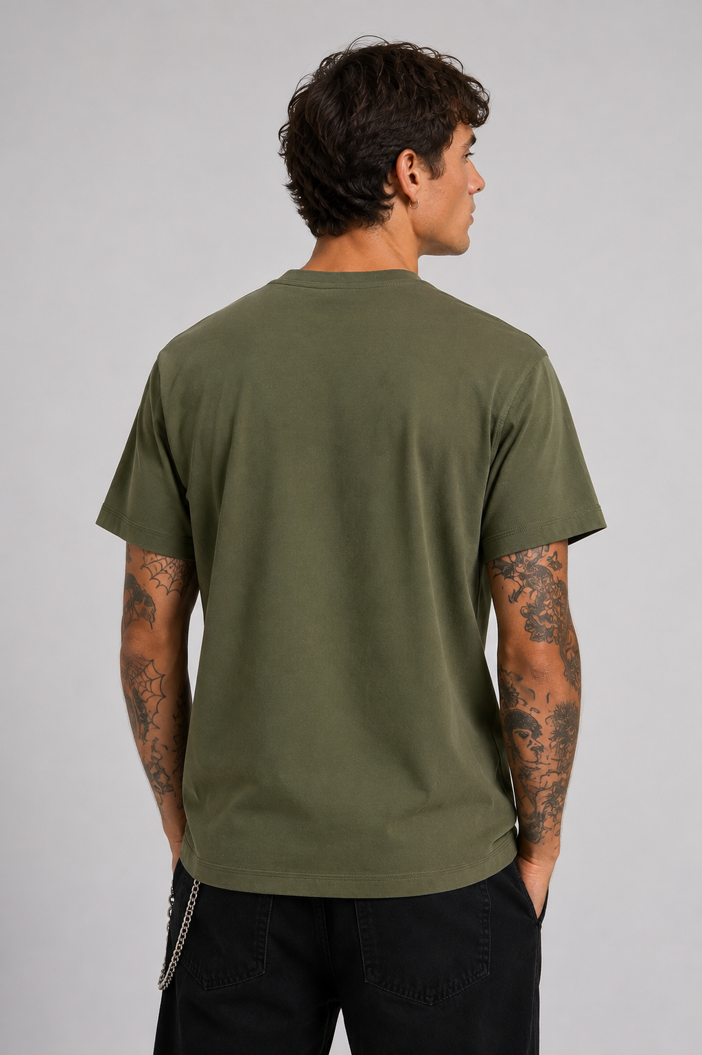 Lee Workwear Camiseta Hombre WW Verde Who killed Bambi?