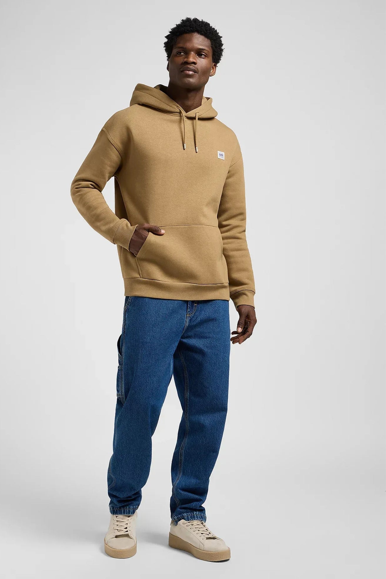 Lee Workwear Sudadera Hombre Oversize Capucha Khaki Who killed Bambi?
