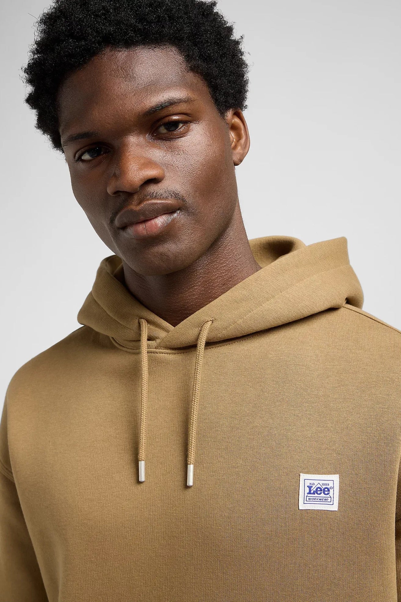 Lee Workwear Sudadera Hombre Oversize Capucha Khaki Who killed Bambi?