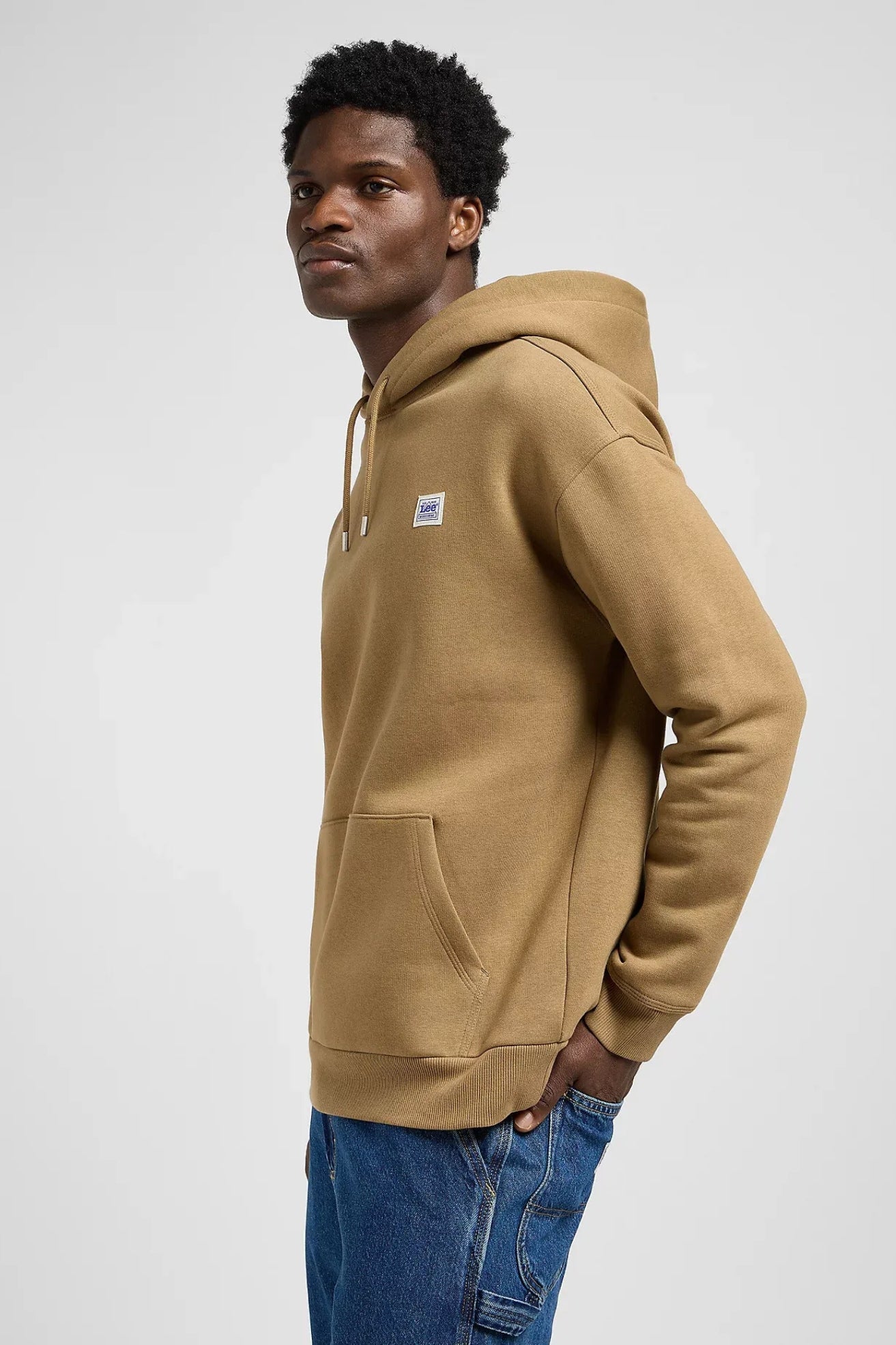 Lee Workwear Sudadera Hombre Oversize Capucha Khaki Who killed Bambi?