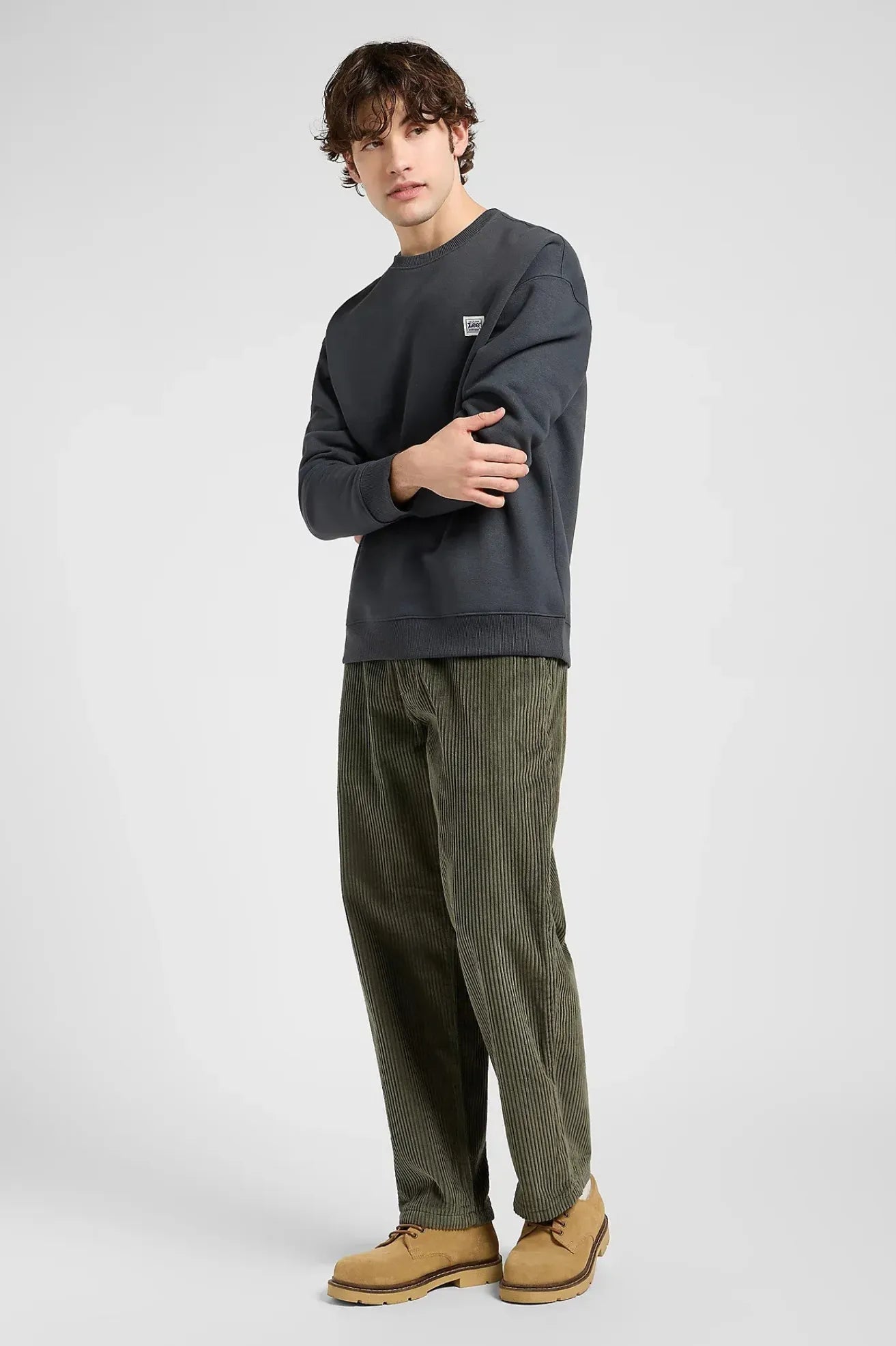 Lee Workwear Sudadera Hombre Oversize Negra Who killed Bambi?
