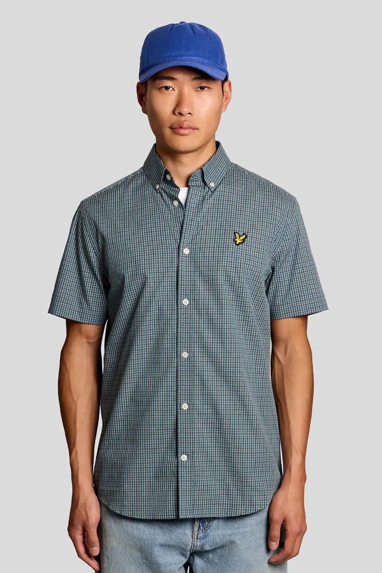 Lyle And Scott Camisa Hombre Corta Check Who killed Bambi?