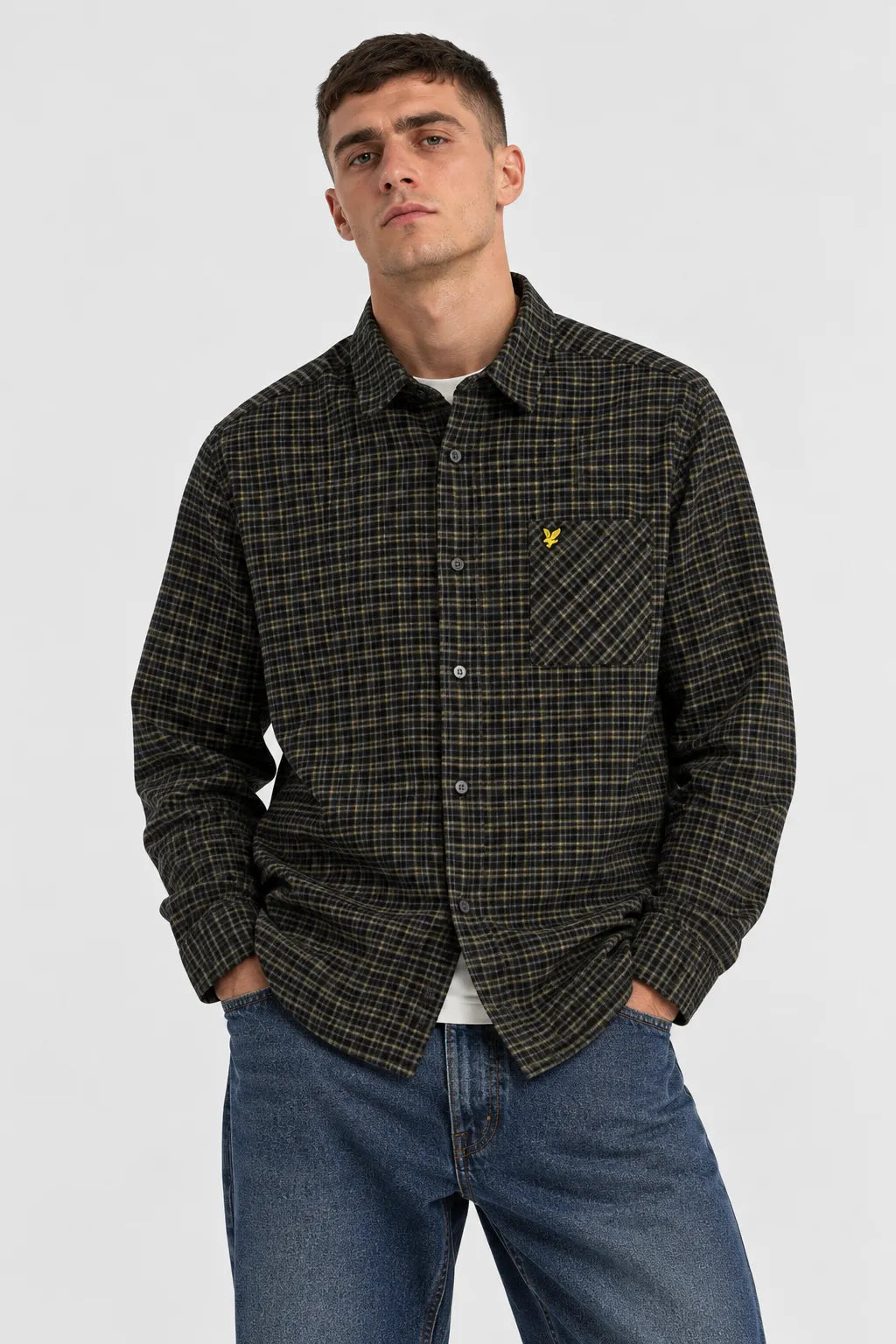 Lyle And Scott Camisa Hombre Cuadros Escoceses Negra Who killed Bambi?