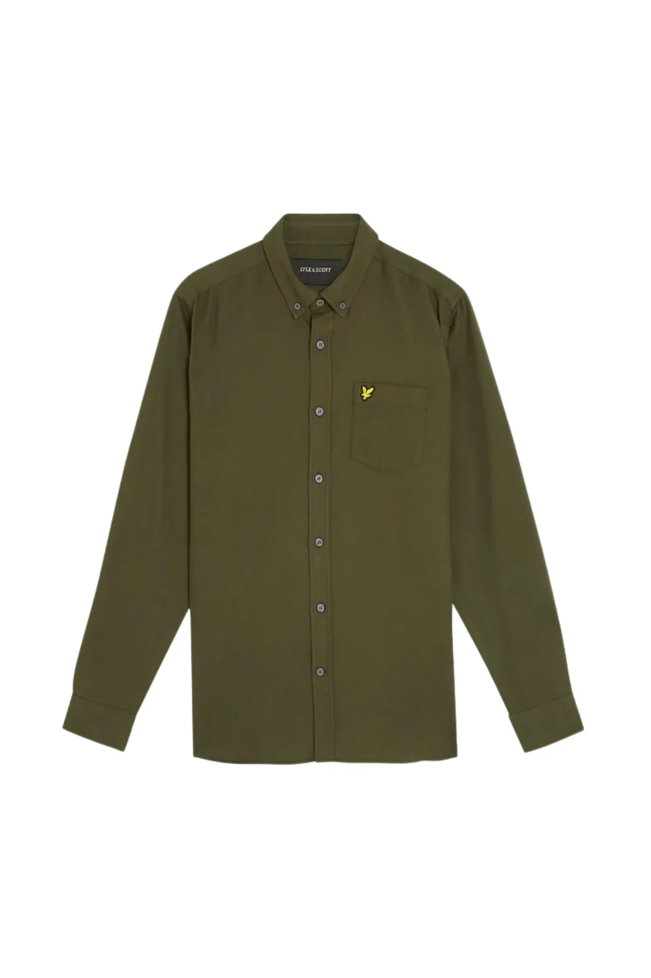 Lyle And Scott Camisa Hombre Flannel Verde Who killed Bambi?