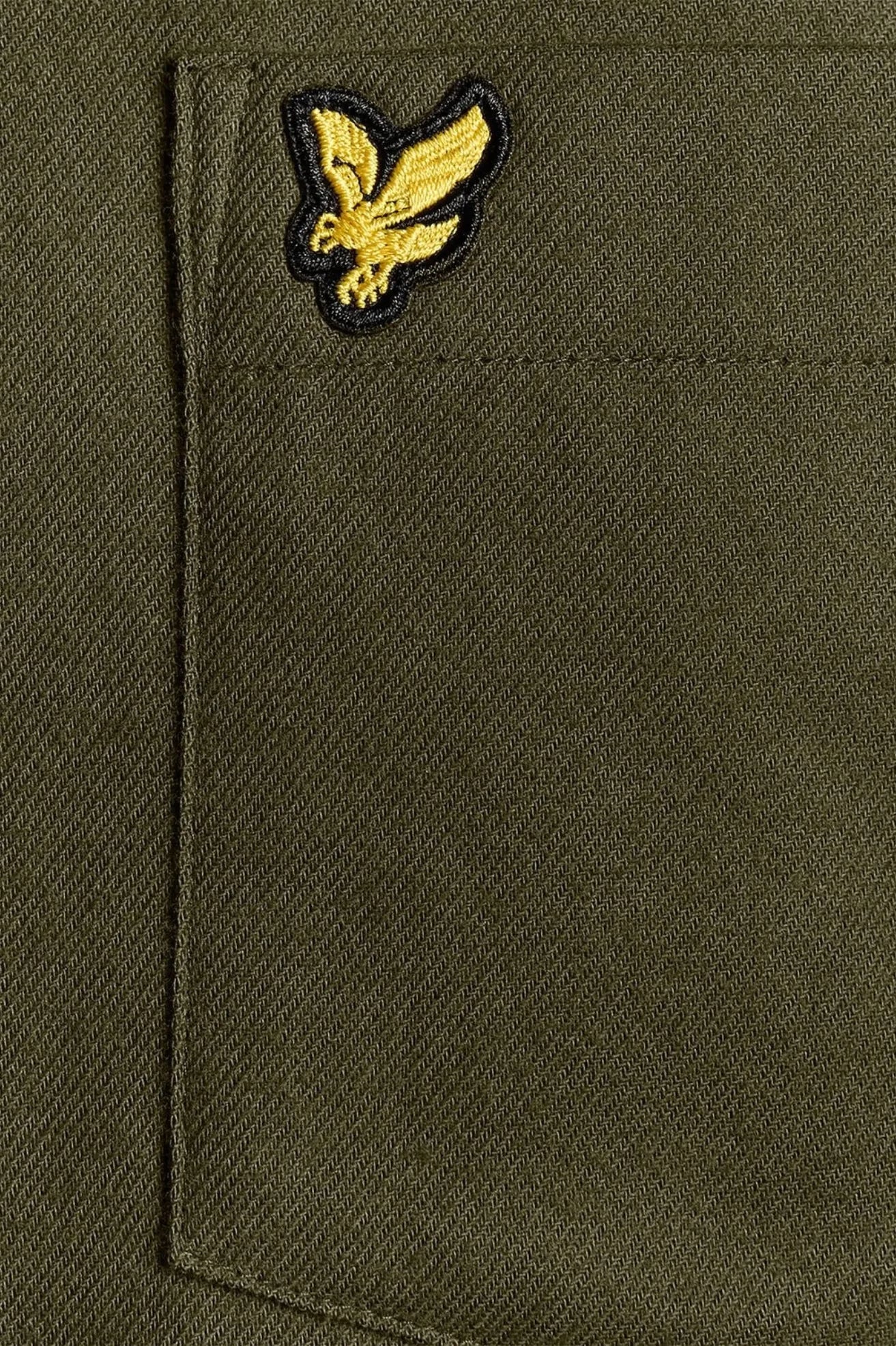 Lyle And Scott Camisa Hombre Flannel Verde Who killed Bambi?