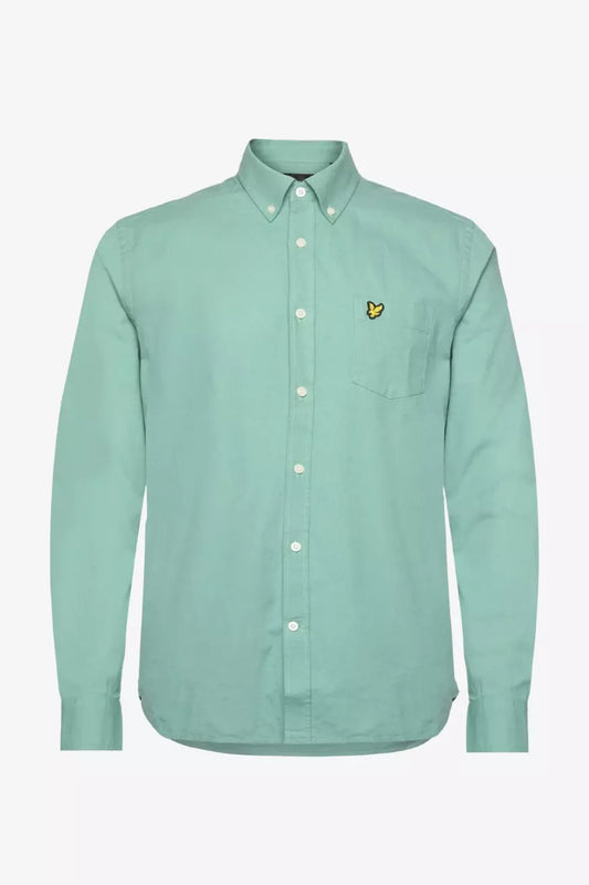 Lyle And Scott Camisa Hombre LW2004V Turquoise Shadow Who Killed Bambi?