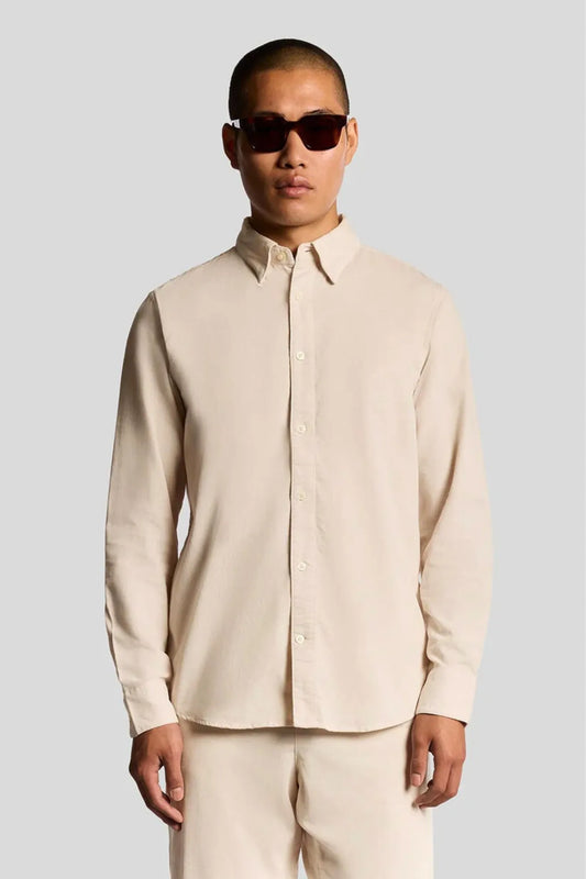 Lyle And Scott Camisa Hombre Micropana Beige Who killed Bambi?