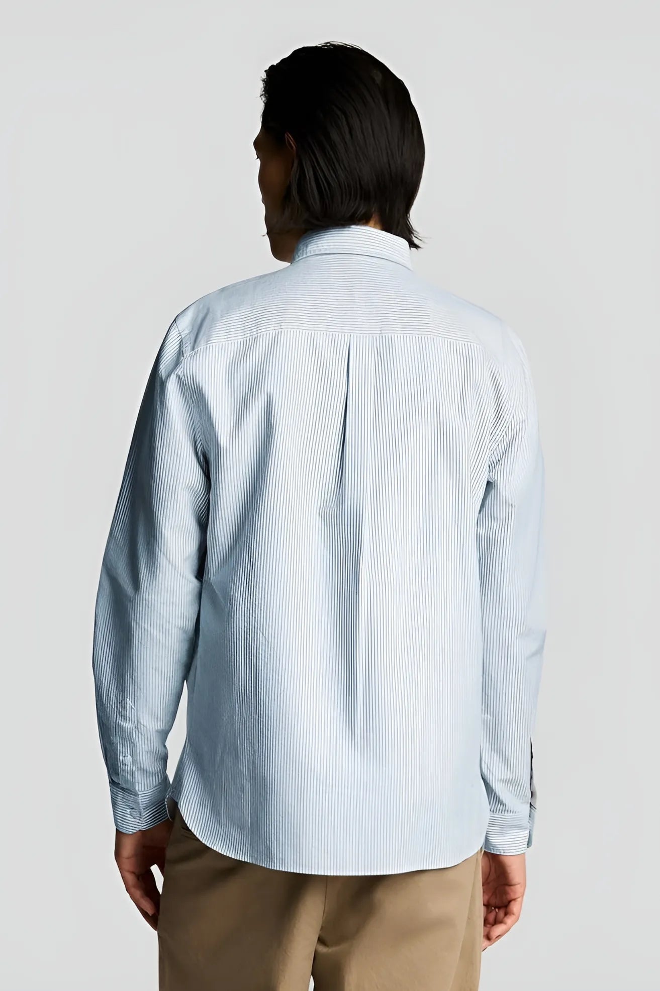 Lyle And Scott Camisa Hombre Oxford Rayas Azules Who killed Bambi?