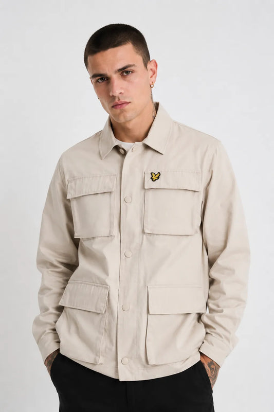 Lyle And Scott Field Jacket Light Mist Hombre Who killed Bambi?