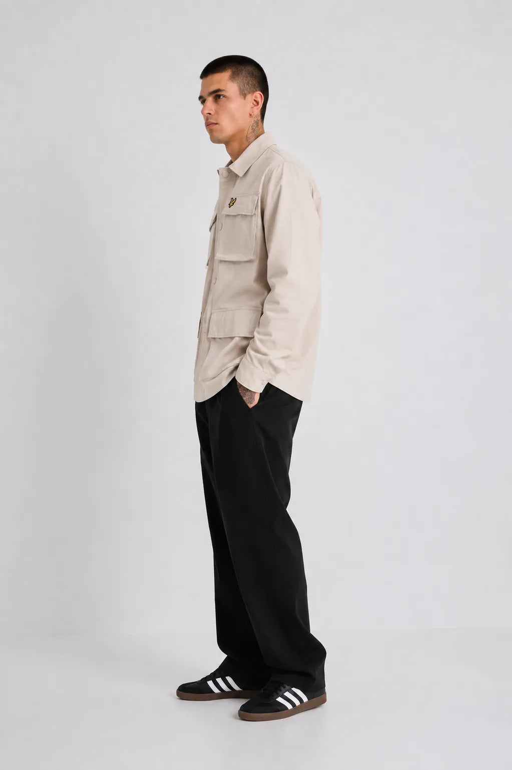 Lyle And Scott Field Jacket Light Mist Hombre Who killed Bambi?