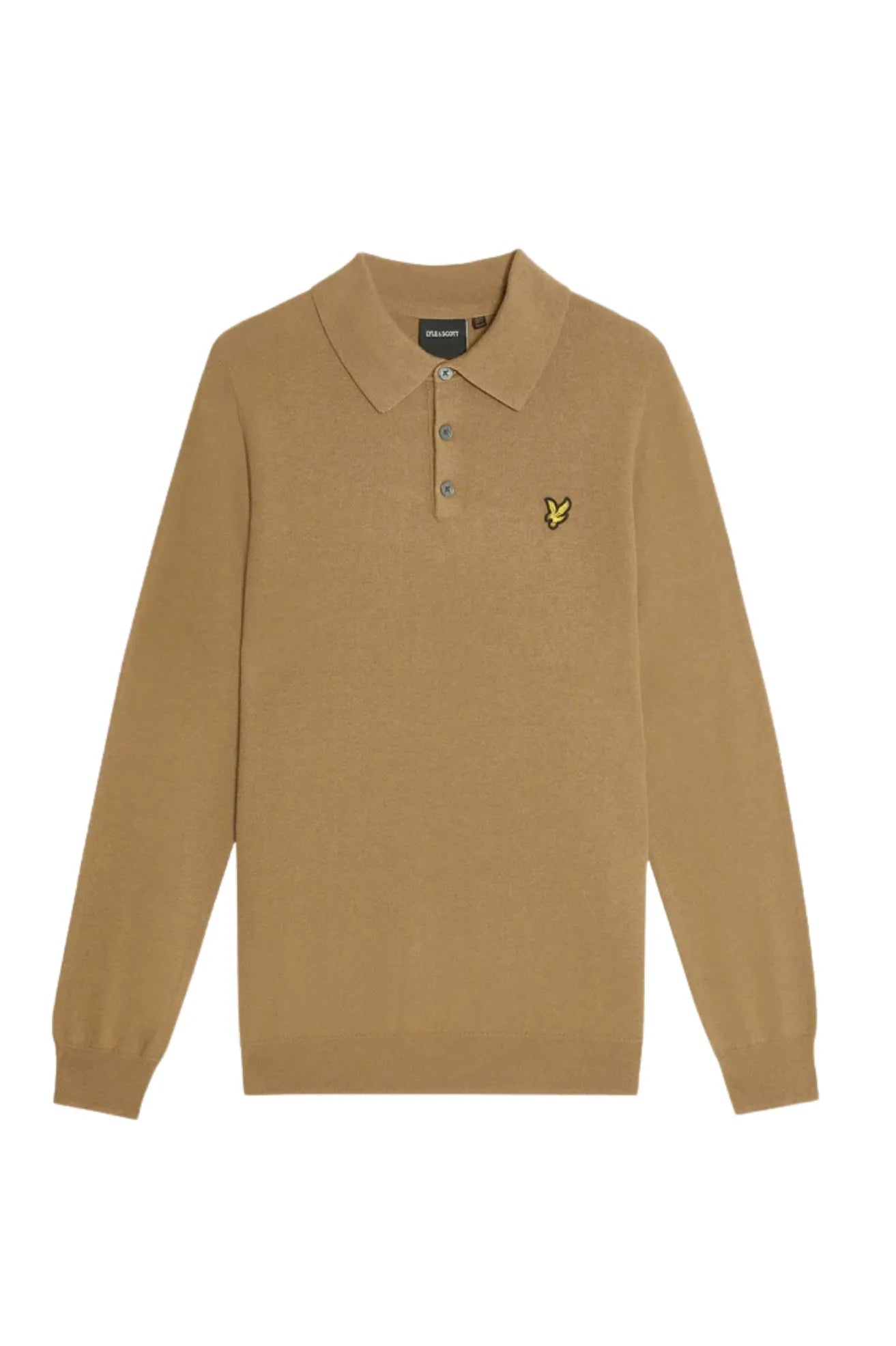 Lyle And Scott Polo Hombre Manga Larga Camel Who killed Bambi?