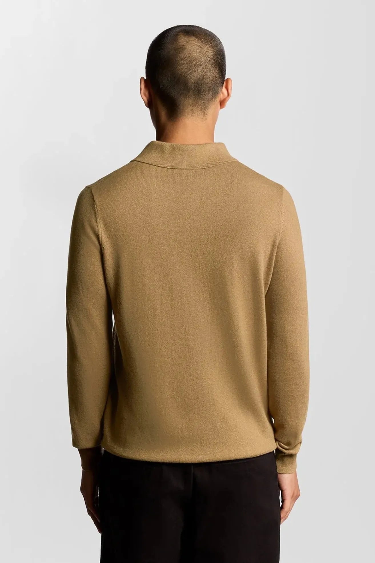 Lyle And Scott Polo Hombre Manga Larga Camel Who killed Bambi?