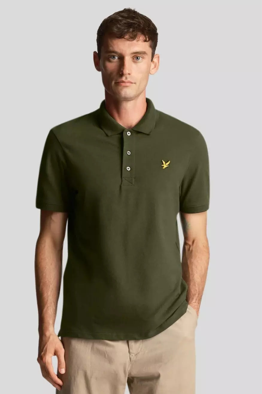 Lyle And Scott Polo Hombre Verde Oliva Who Killed Bambi?