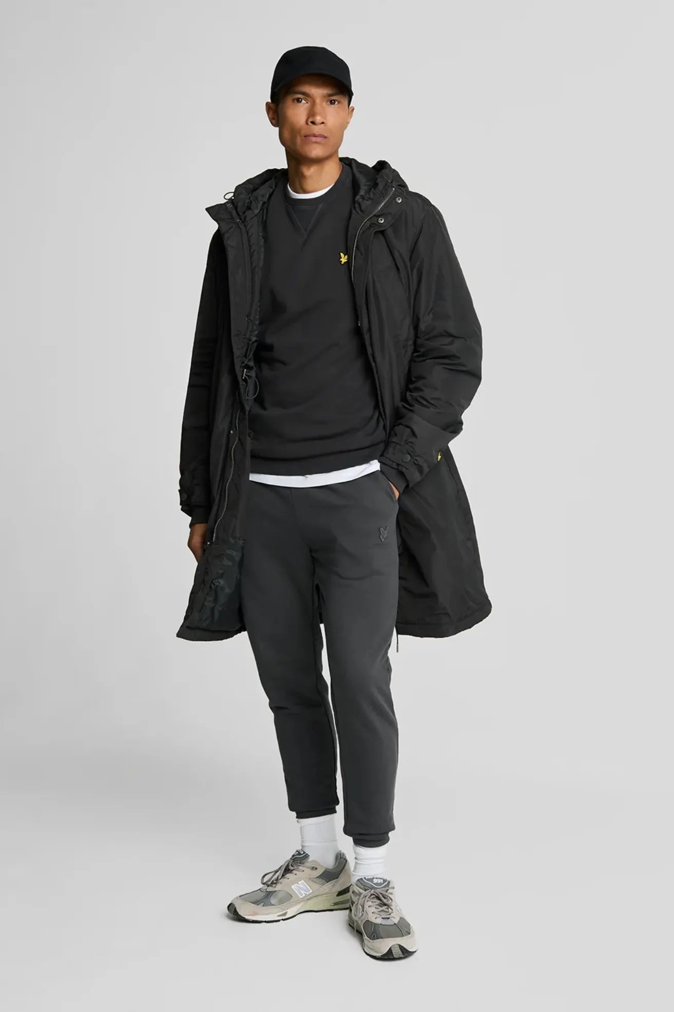 Lyle And Scott Sudadera Hombre Gris Gunmetal Who killed Bambi?