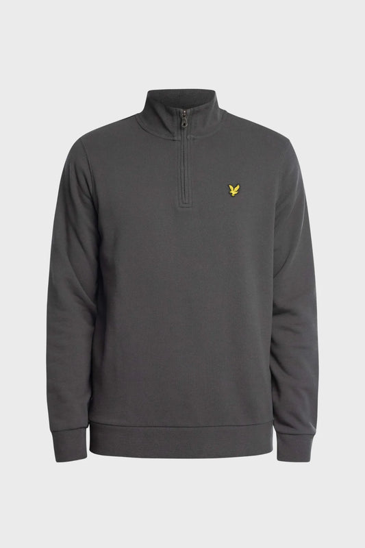 Lyle And Scott Sudadera Hombre Quarter Zip Gris Gunmetal Who killed Bambi?